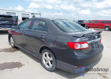 2011 Toyota Corolla S from USA, damaged, VIN 2T1BU4EE3BC617264